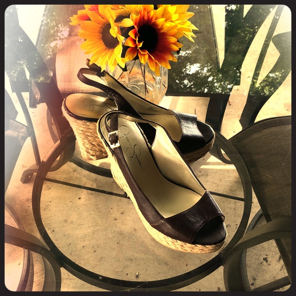 Jessica Simpson wedges